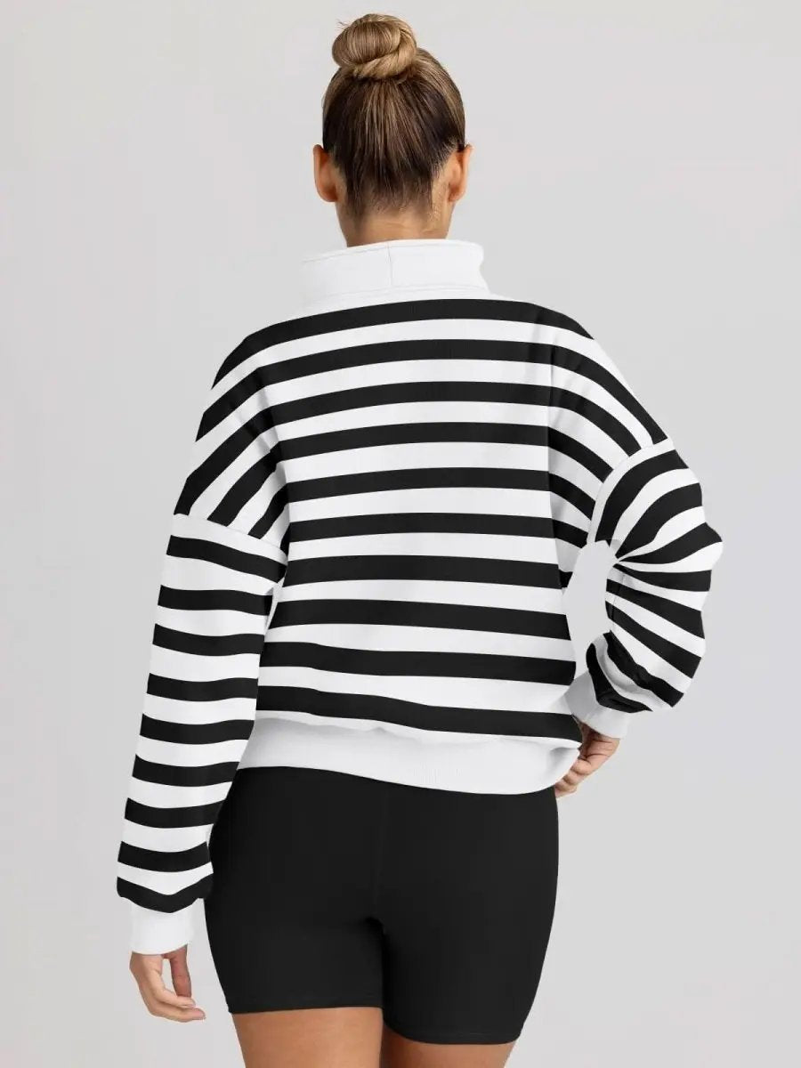 Oversized Half Zip Sweatshirt Cozy by Love Salve