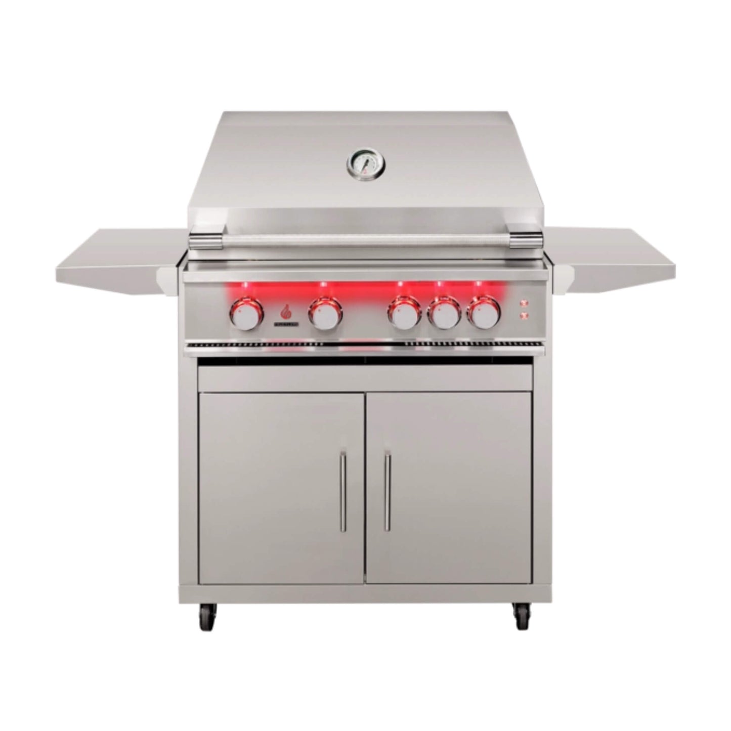 TrueFlame Built-In Stainless Steel Freestanding Gas Grills With Deluxe Cart [TF25/32/40] (SAK76845)