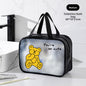 Cosmetics storage bag, wet and dry separation toilet bag, fitness transparent waterproof cosmetic bag, transparent makeup purse,Makeup bag with compartments,