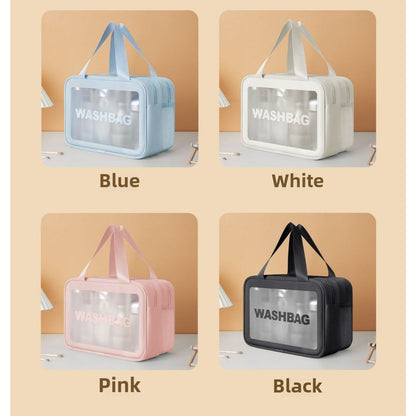 Premium Makeup Bag – Large-Capacity Cosmetic Bag for Women, Wet & Dry Separation Beach Bag, Travel-Friendly Swimsuit Wash Storage Bag