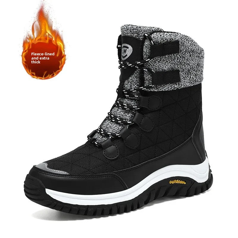 Women's Fur-Lined Ankle Snow Boots for Hiking new