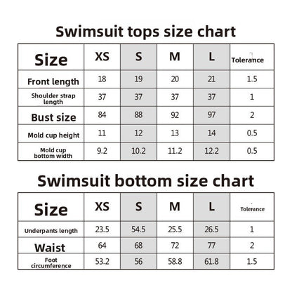 Printed Triangle Sexy Split Swimsuit Three Points Beach Bikini Female Neck-Tie Halter Bikini W Random Flower