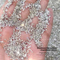 1061 Mini 1.5 * 3 rhombus zircon nail diamond, small flat bottom micro zirconium horse eye nail jewelry for press on nails