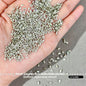 1061 Mini 1.5 * 3 rhombus zircon nail diamond, small flat bottom micro zirconium horse eye nail jewelry for press on nails