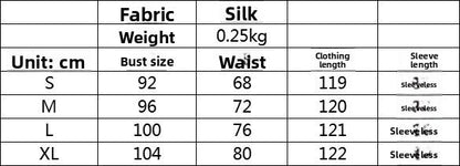 Women's Summer Sundress - Sexy Halter Sleeveless Satin Dress with Elastic Waist & Ruffle Trim