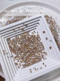 1061 Mini 1.5 * 3 rhombus zircon nail diamond, small flat bottom micro zirconium horse eye nail jewelry for press on nails