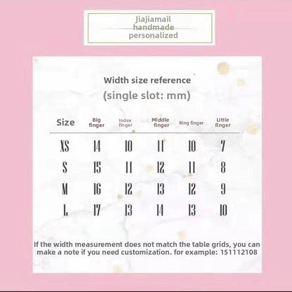 0957- Handmade press on nails fake nails removable