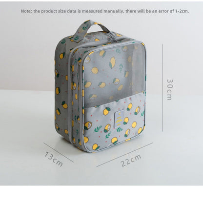 Large capacity can hold three pairs of shoes convenient Oxford cloth storage bag, waterproof shoe bag, suitcase trolley shoe bag