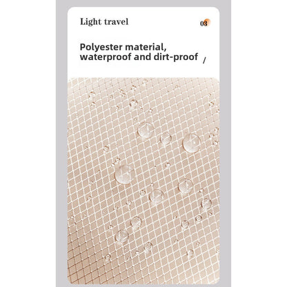 Thickened polyester cloth travel clothes storage bag, travel goods set bundle shoe cover finishing six-piece storage bag