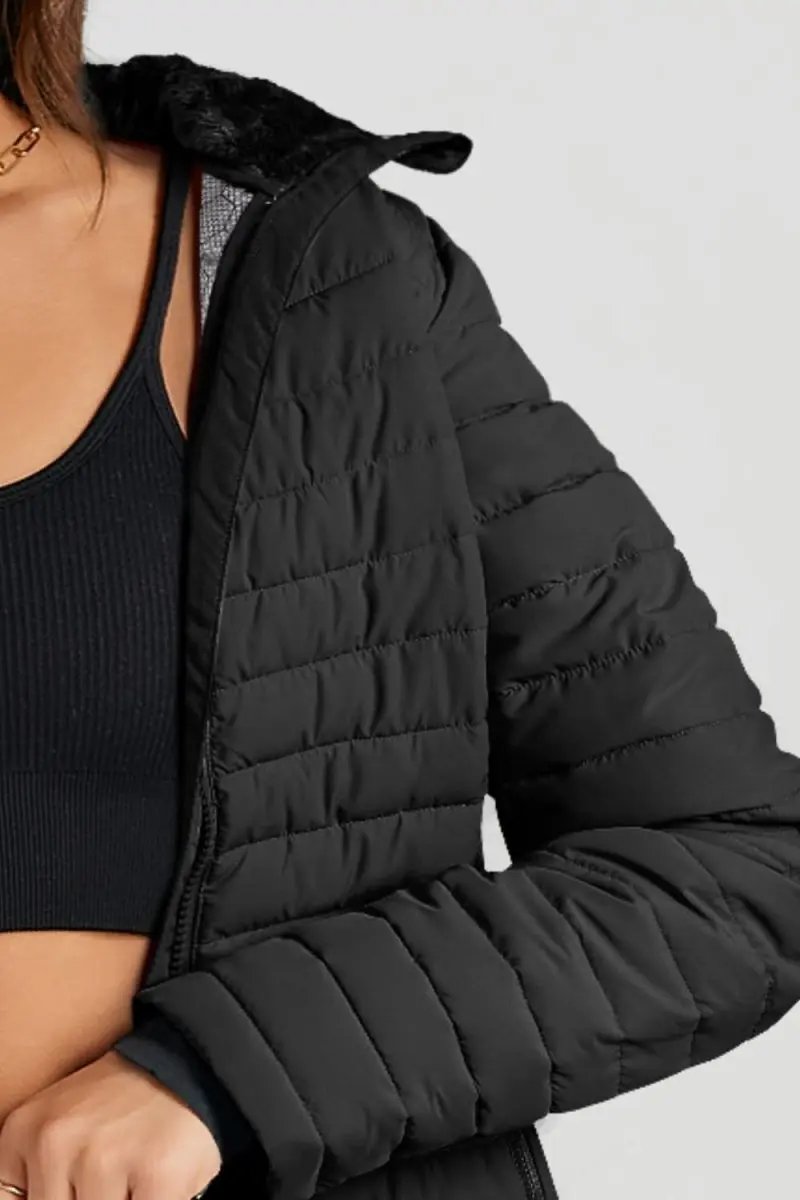 Jackets Trendsi Turtleneck Zip Up Jacket Women's Fashion Long Sleeve Activewear - Soft & Stylish