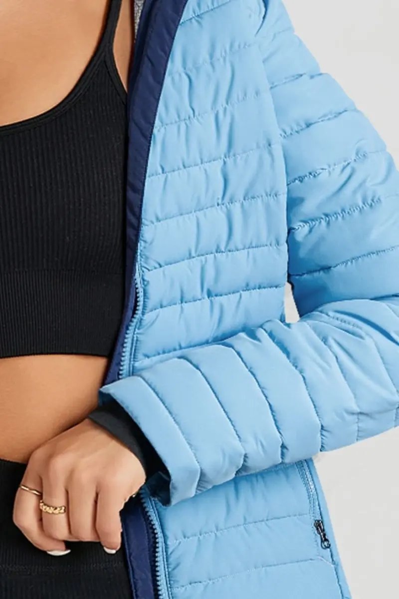 Jackets Trendsi Turtleneck Zip Up Jacket Women's Fashion Long Sleeve Activewear - Soft & Stylish