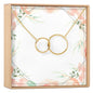 Two Interlocking Circles Necklace