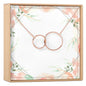 Two Interlocking Circles Necklace