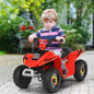 6V Kids Electric ATV 4 Wheels Ride-On Toy-Red