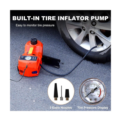 5 Ton Electric Hydraulic Floor Car Jack Kit with Air Pump