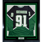 Framed Autographed/Signed Tyler Seguin 35x39 Dallas Black Hockey Jersey Beckett BAS COA
