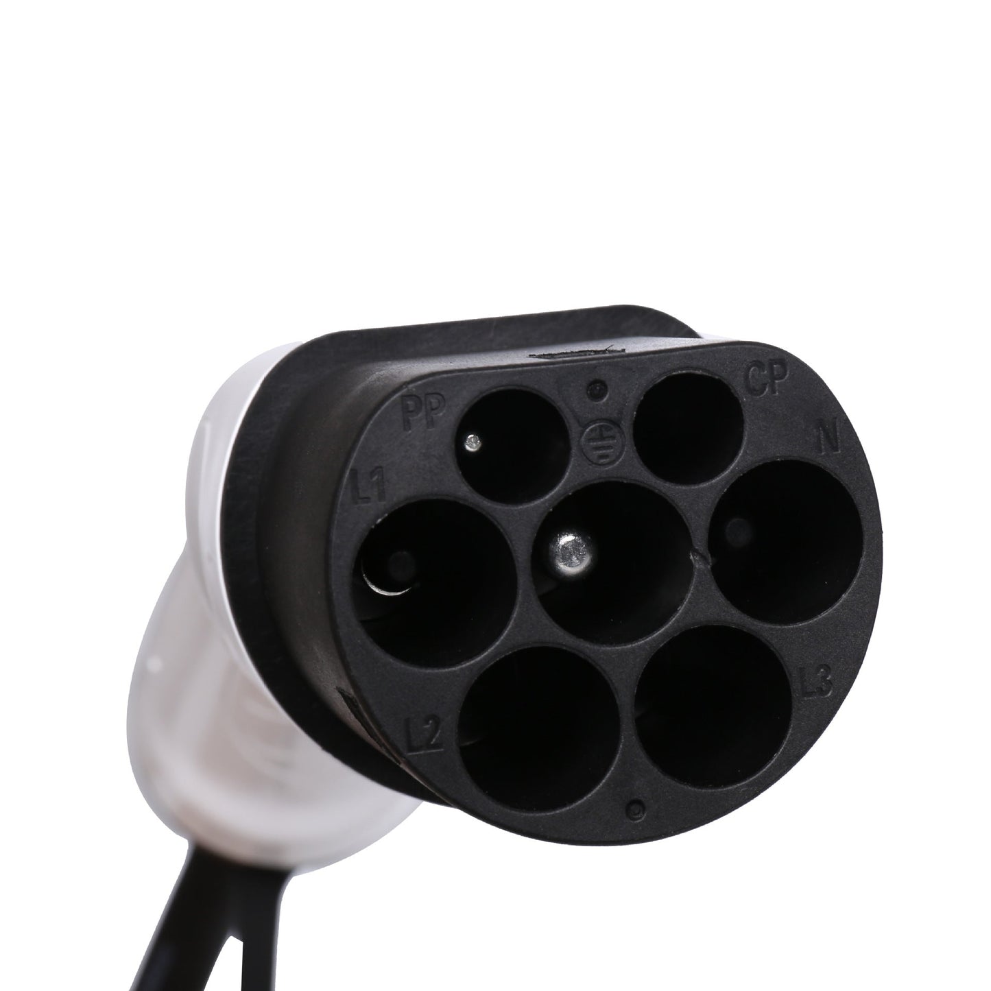 Type 2 to Type 2 EV Charging Cable 22kW/32A 16ft | 3-Phase | Premium Copper | IP54 | 2-Year Warranty