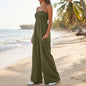 Boho Spaghetti Strap Wide-Leg Jumpsuit