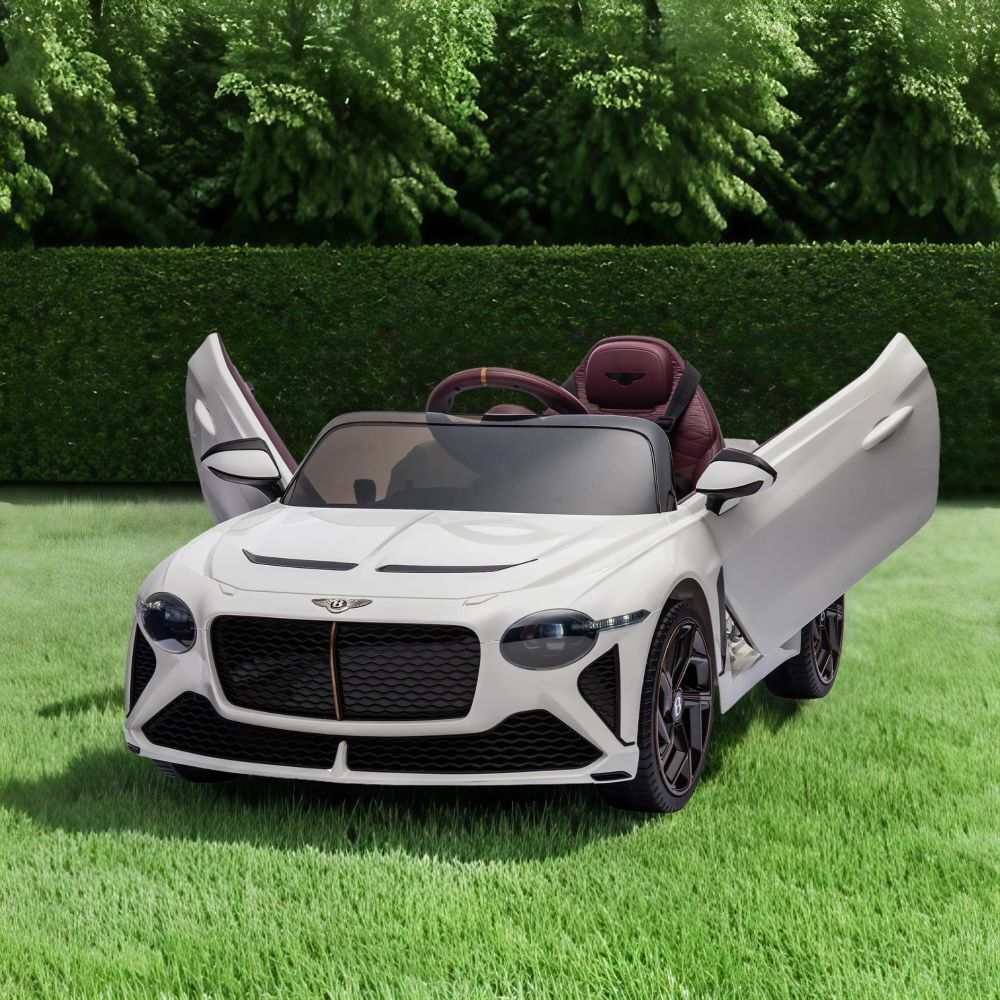 Ultimate Bentley Mulsanne 12V7A Kids Ride-On Car with 2.4G Remote Control for Parents - Upgraded Version