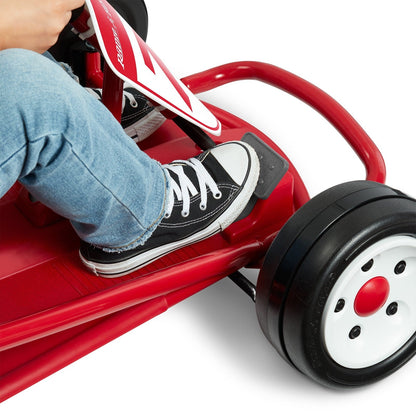 24-Volt Battery-Powered Outdoor Ride-On Go-Kart Toy for Ages 3-8 with Max Speed