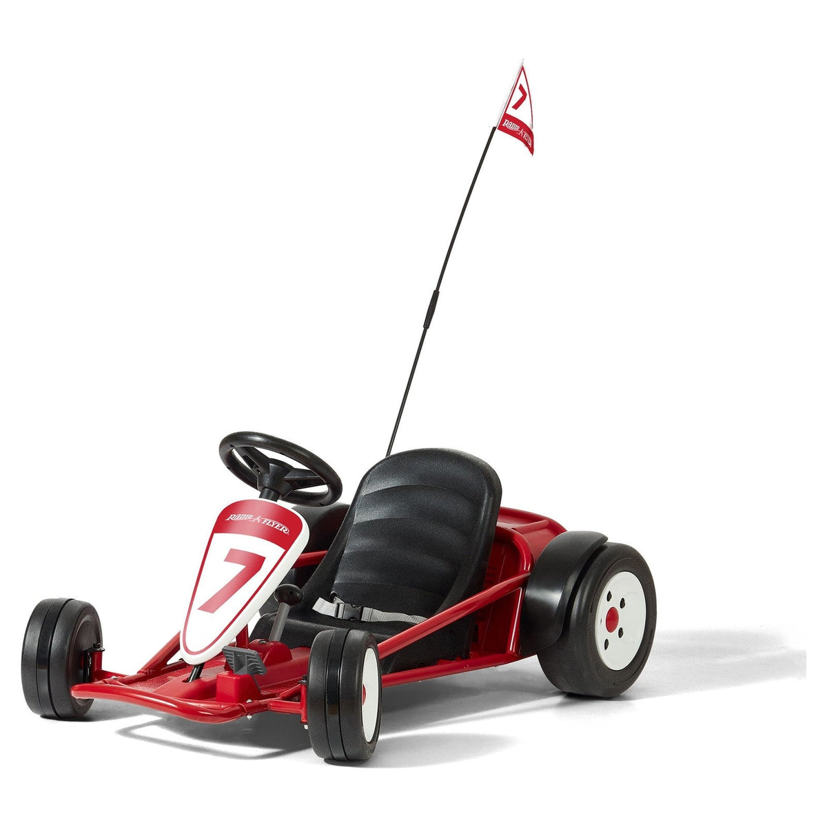 24-Volt Battery-Powered Outdoor Ride-On Go-Kart Toy for Ages 3-8 with Max Speed