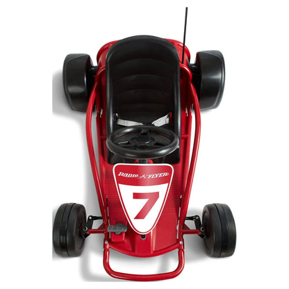 24-Volt Battery-Powered Outdoor Ride-On Go-Kart Toy for Ages 3-8 with Max Speed