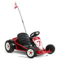 24-Volt Battery-Powered Outdoor Ride-On Go-Kart Toy for Ages 3-8 with Max Speed