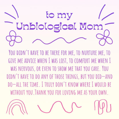 Unbiological Mom  Gift Box Set