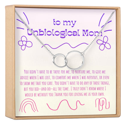 Unbiological Mom Necklace, Multiple Styles