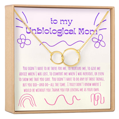 Unbiological Mom Necklace, Multiple Styles