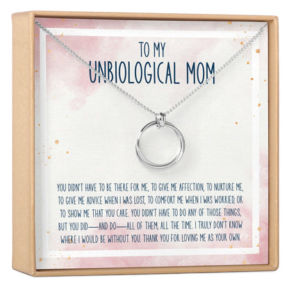 Unbiological Mom Necklace, Multiple Styles