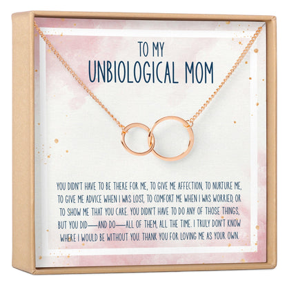 Unbiological Mom Necklace, Multiple Styles