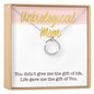 Unbiological Mom Necklace, Multiple Styles Necklace