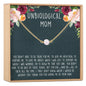 Unbiological Mom Necklace, Multiple Styles Necklace