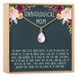 Unbiological Mom Necklace, Multiple Styles Necklace