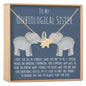 Unbiological Sisters Elephant Pendant Necklace