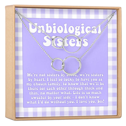 Unbiological Sisters Necklace, Multiple Styles