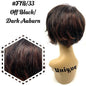 Unique 100% Human Hair Full Wig Style A9