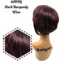 Unique 100% Human Hair Full Wig Style A9