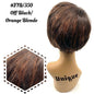 Unique 100% Human Hair Full Wig Style A9