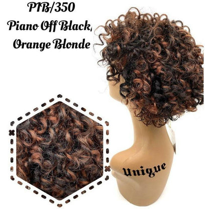 Unique 100% Human Hair Full Wig Style A3