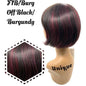 Unique 100% Human Hair Full Wig Style B
