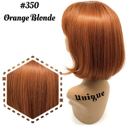 Unique 100% Human Hair Full Wig Style J Hairpiece