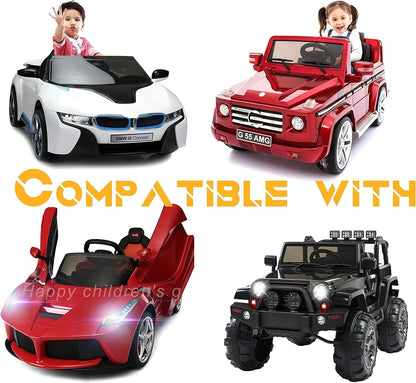 Universal 12V Battery Charger for Kids Ride-On Toys with Safety Certification