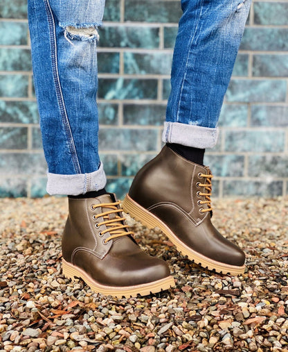 CALTO - S8752 - 3.4 Inches Taller (Dark Brown)