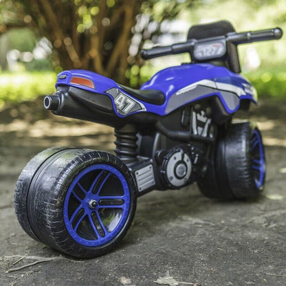 Upgrade Your Ride with FALK Rider Racing Blue Wide Wheels - Now Available!