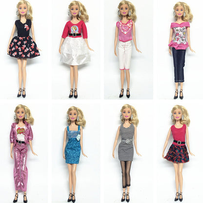 Handmade Casual and Elegant Dress Set for 11" Bobbi Doll – 3 or 5 Pieces