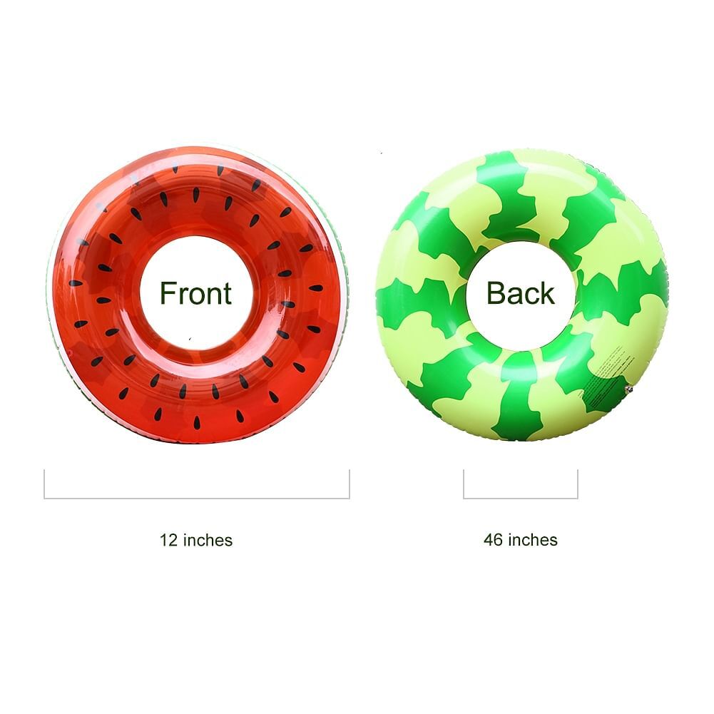 Giant Inflatable Watermelon Pool Float Raft for Kids Swimming and Play