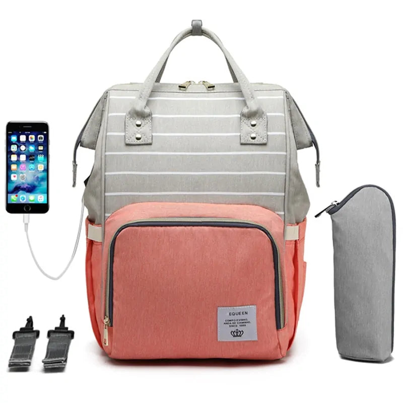 USB Diaper Baby Bag - # BAGEG11910001