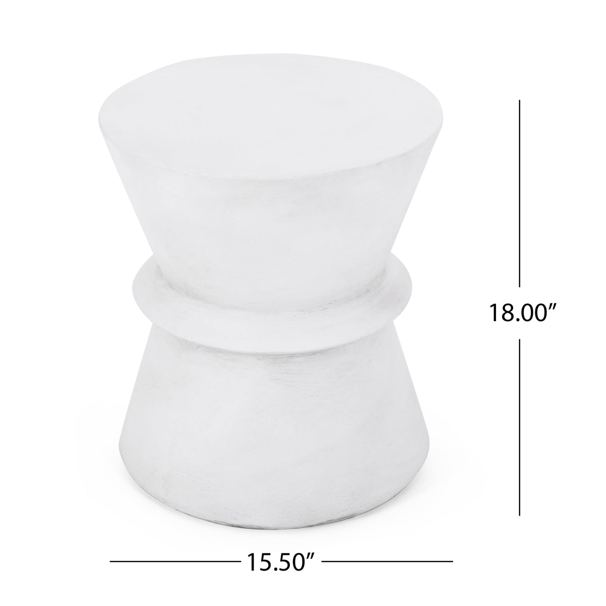 Outdoor Lightweight Concrete Side Table